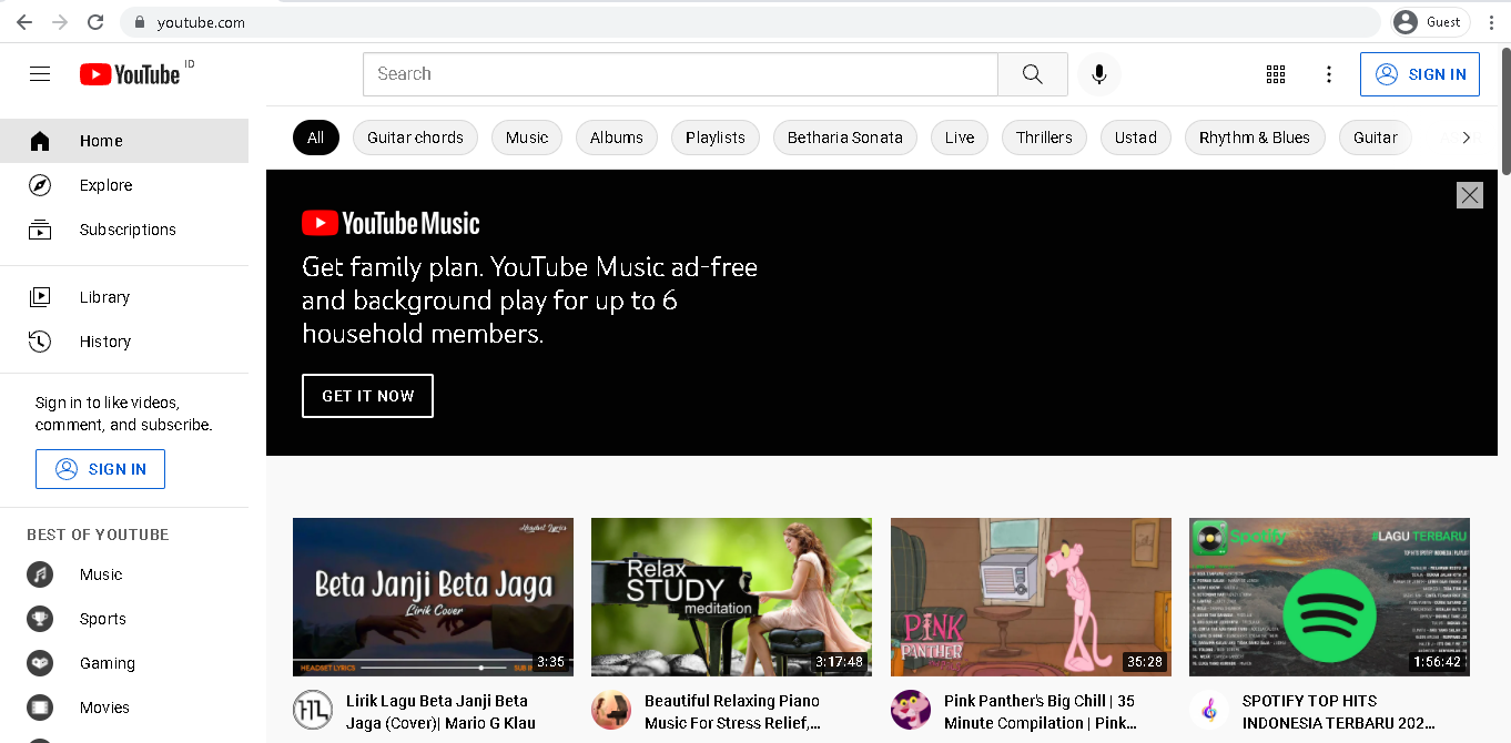 Cara Menggunakan Kontrol Orang Tua YouTube